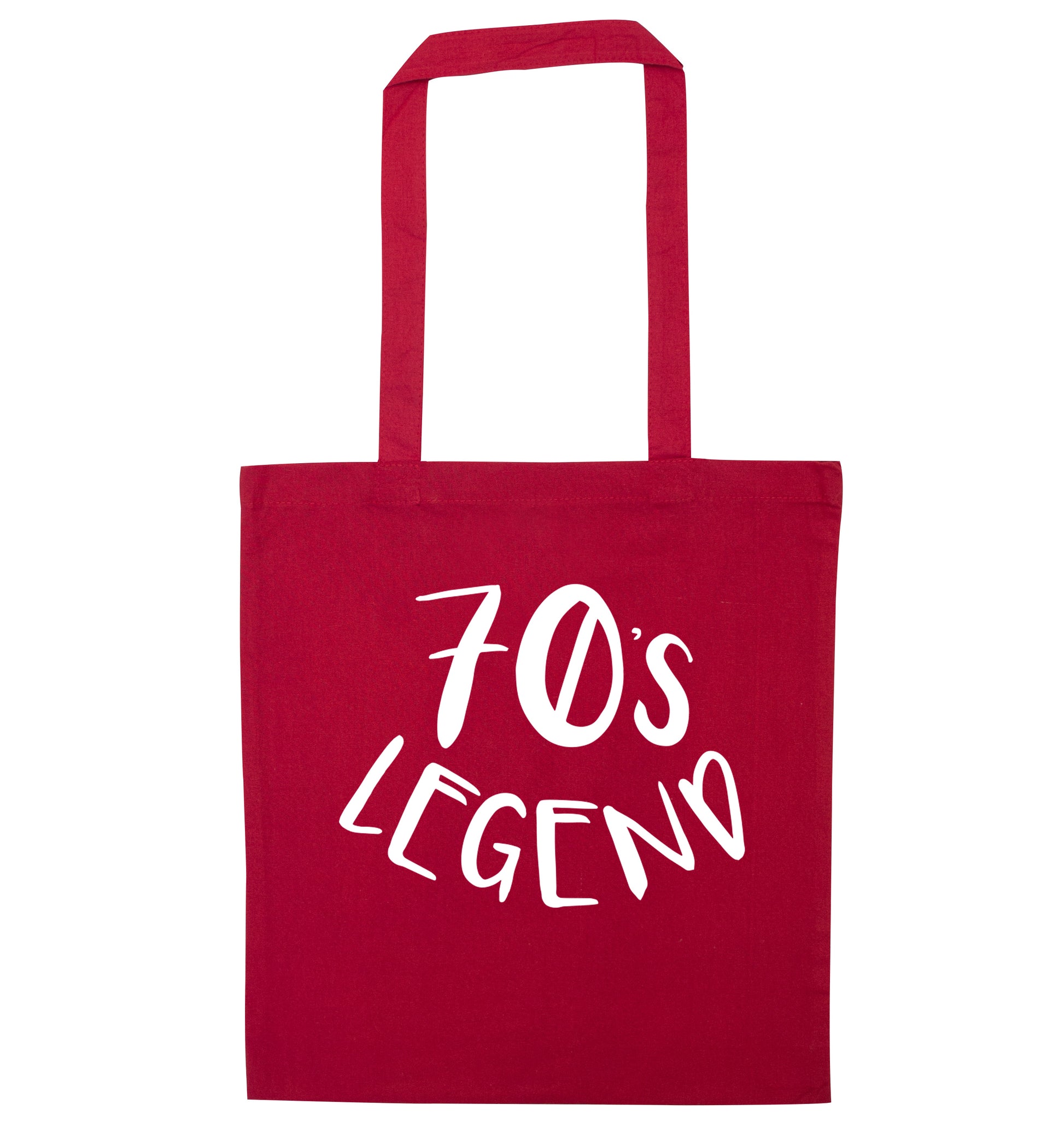 Seventies Legend red tote bag