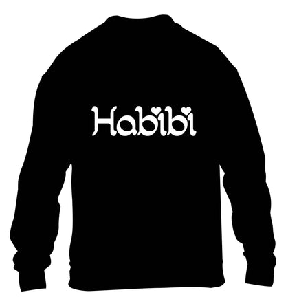 Habibi children's black sweater 12-13 Years