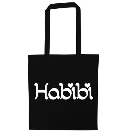 Habibi black tote bag
