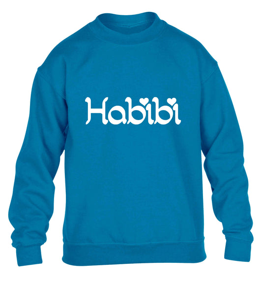 Habibi children's blue sweater 12-13 Years