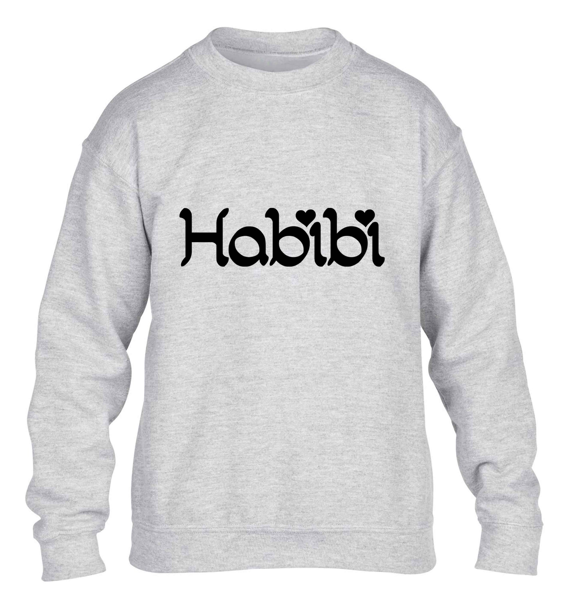 Habibi children's grey sweater 12-13 Years