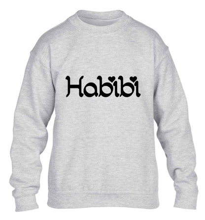 Habibi children's grey sweater 12-13 Years