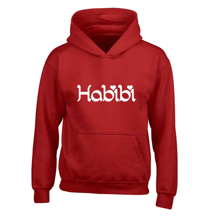 Habibi children's red hoodie 12-13 Years