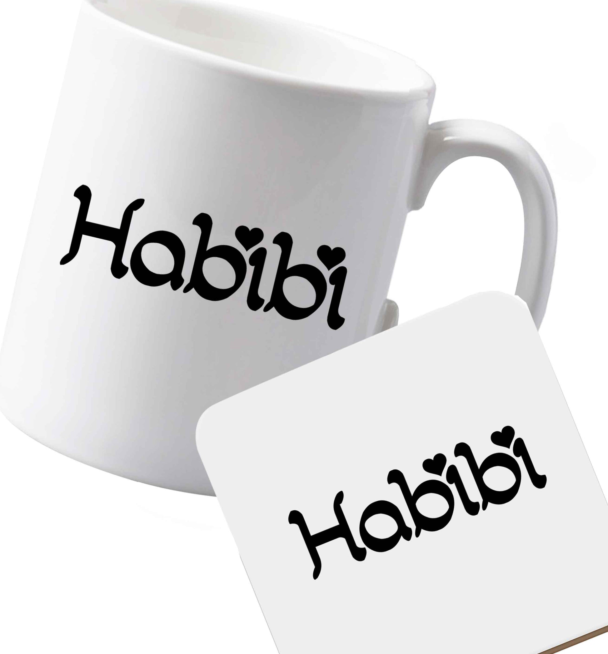 10 oz Ceramic mug and coaster Favourite Type Pan Pancake both sides