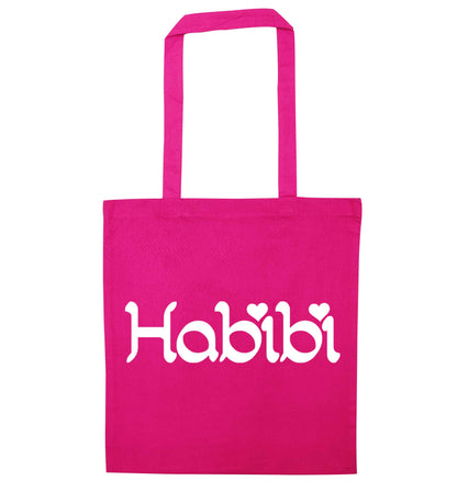 Habibi pink tote bag