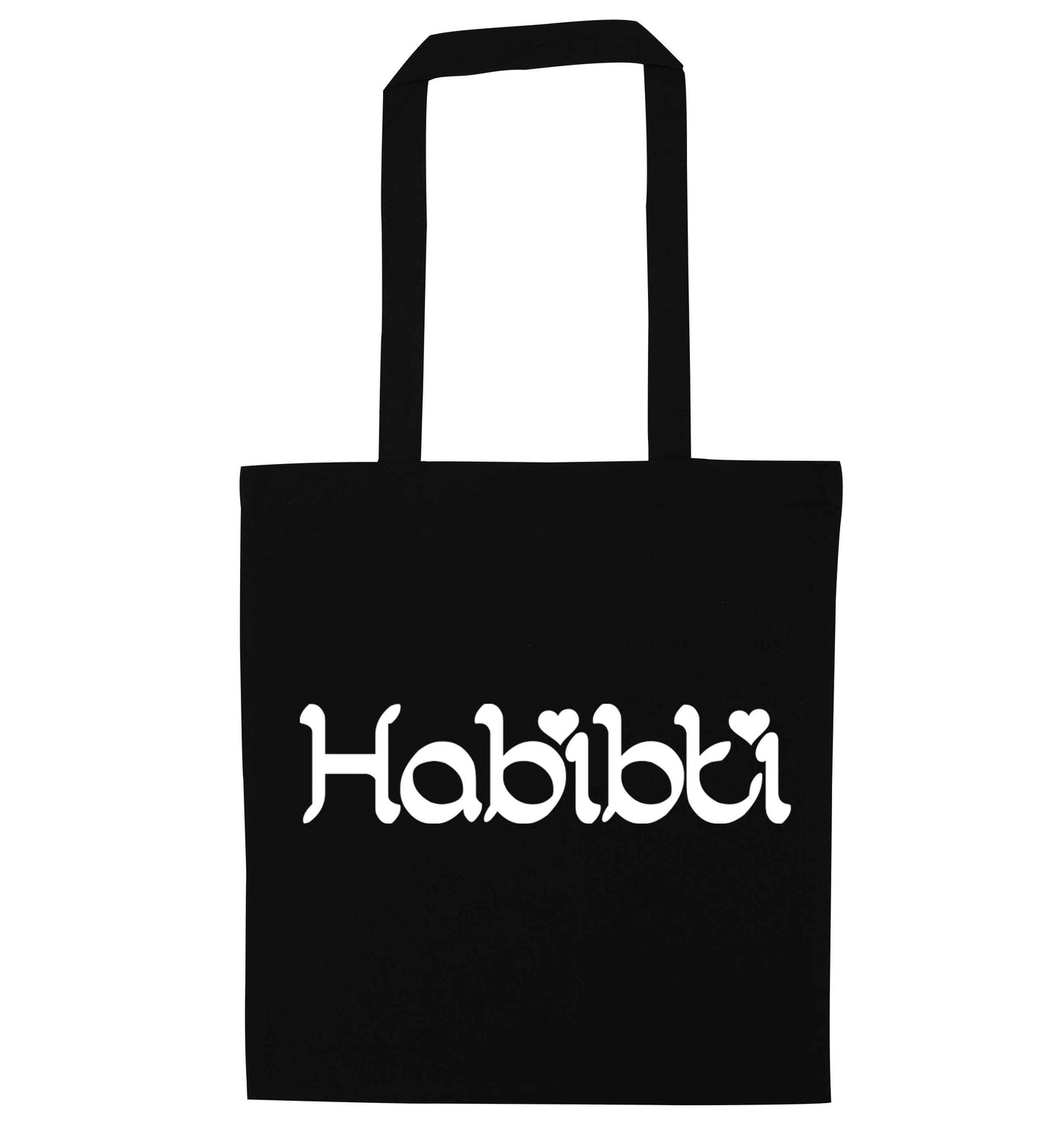 Habibiti black tote bag