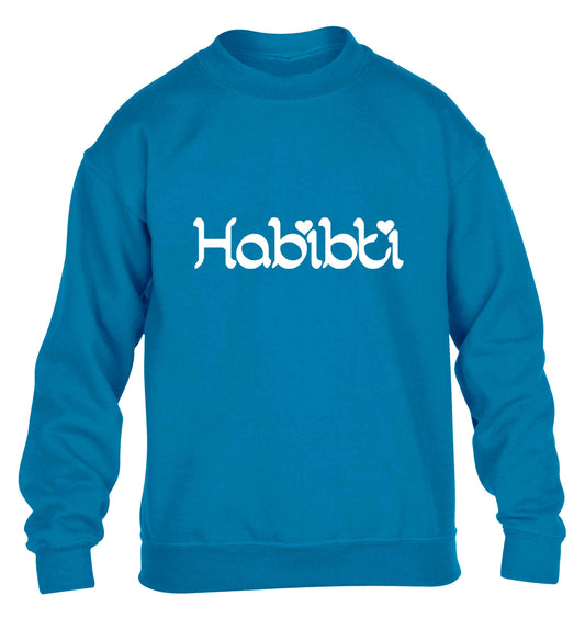 Habibiti children's blue sweater 12-13 Years
