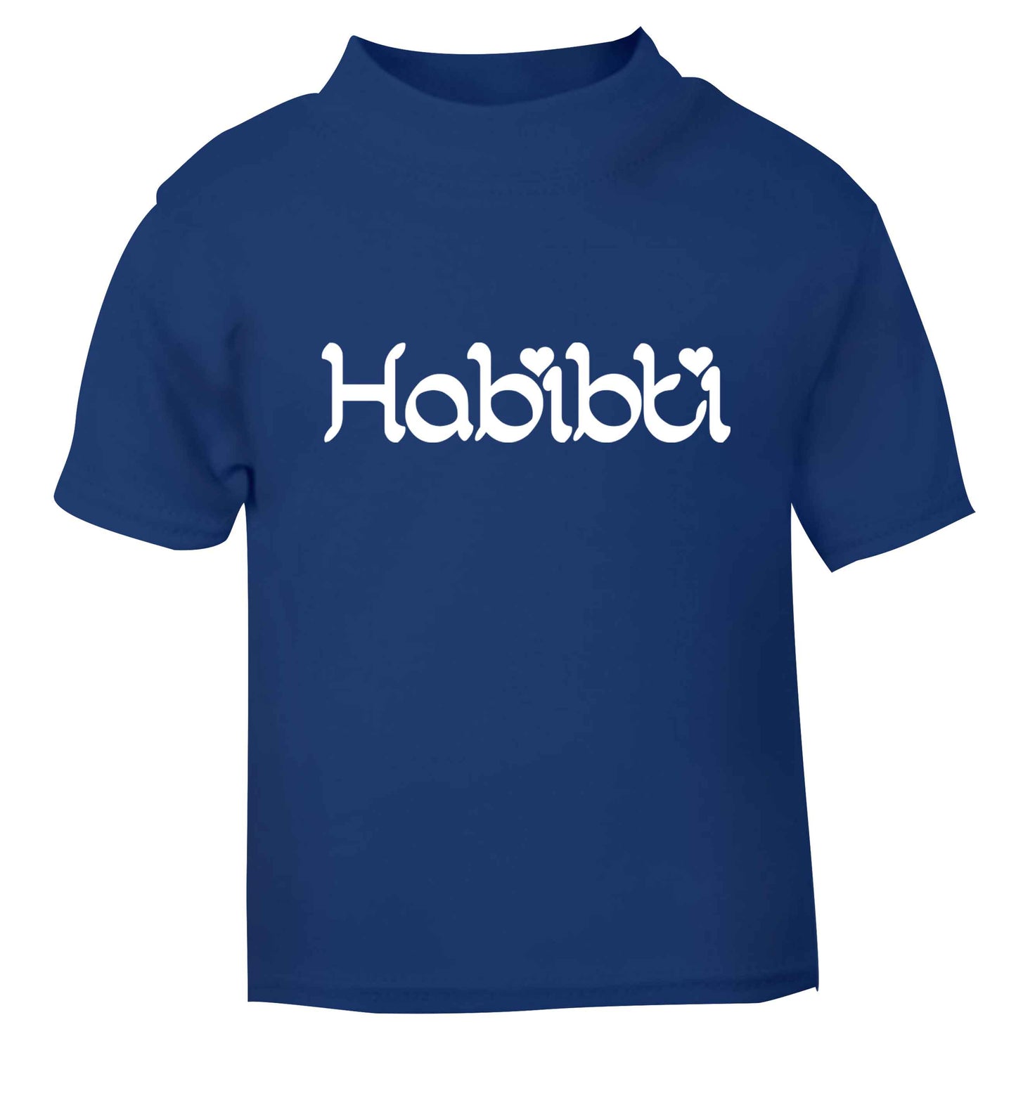 Habibiti blue baby toddler Tshirt 2 Years