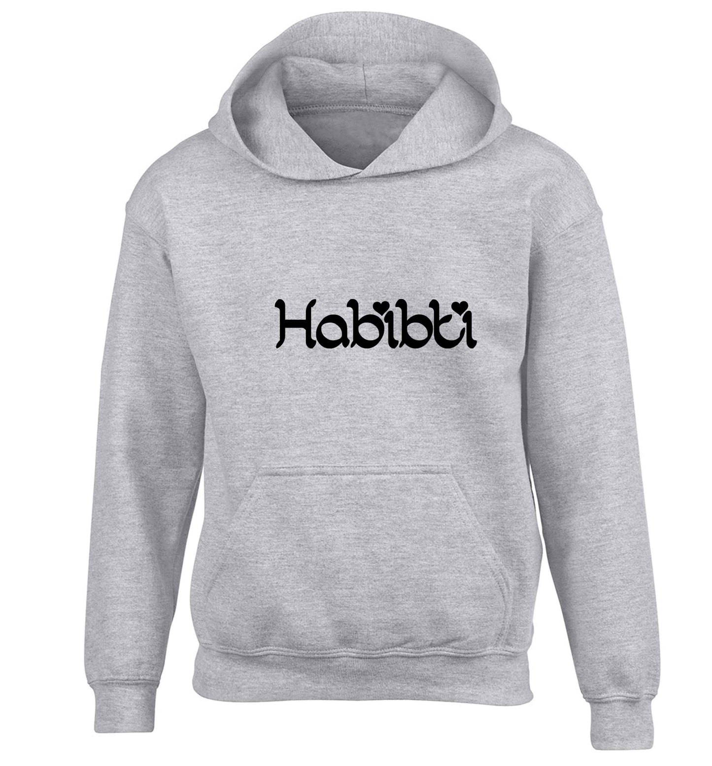 Habibiti children's grey hoodie 12-13 Years