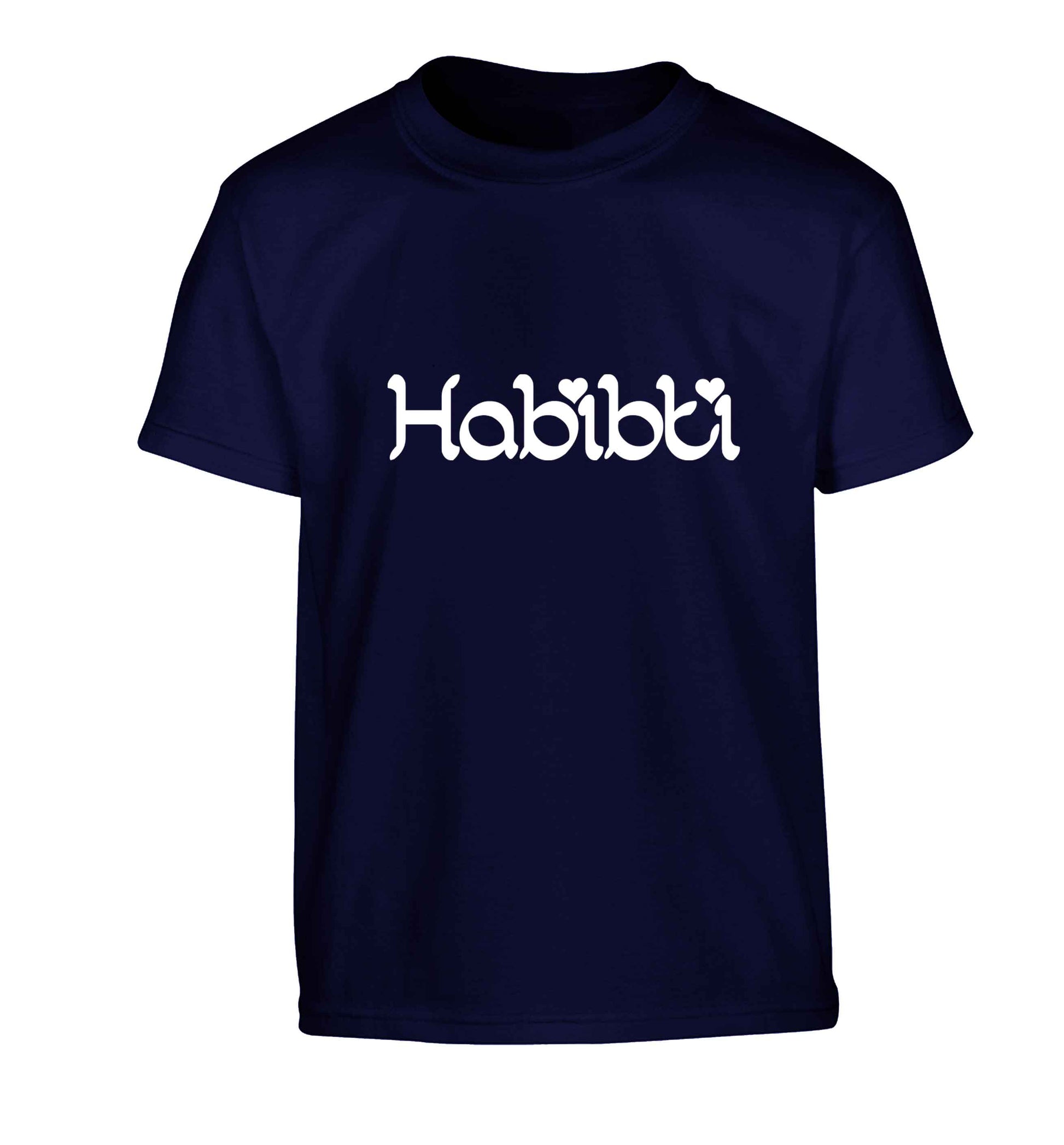 Habibiti Children's navy Tshirt 12-13 Years