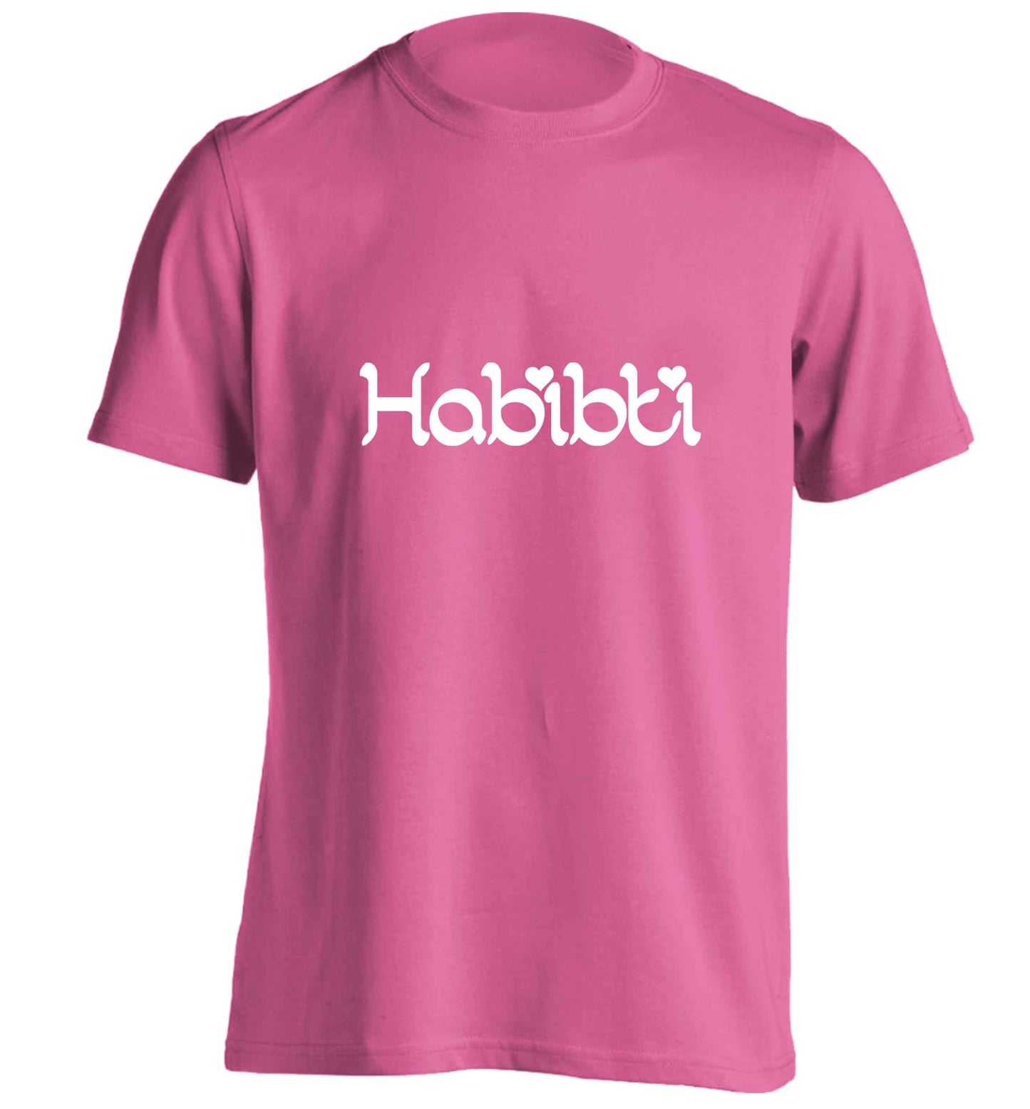 Habibiti adults unisex pink Tshirt 2XL