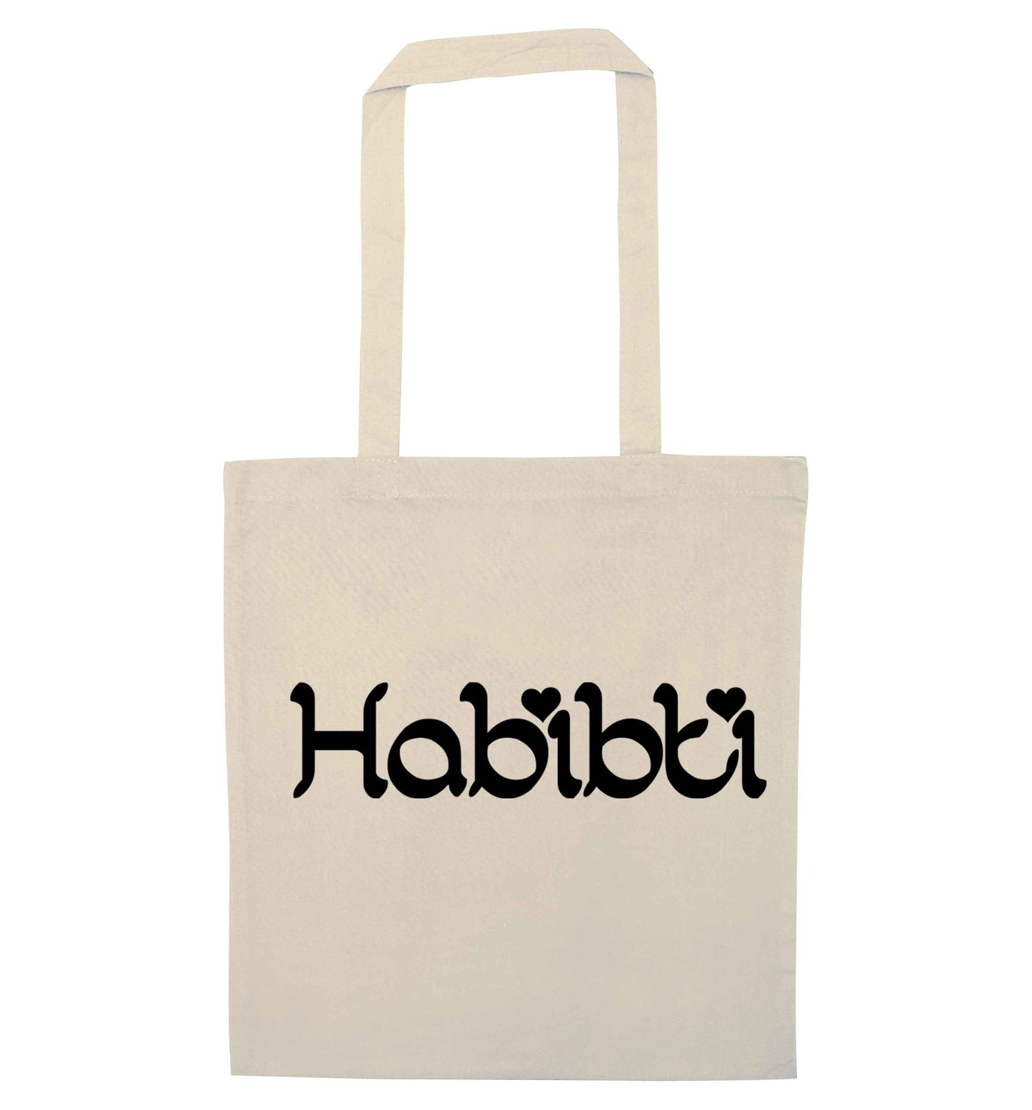 Habibiti natural tote bag