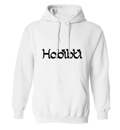 Habibiti adults unisex white hoodie 2XL