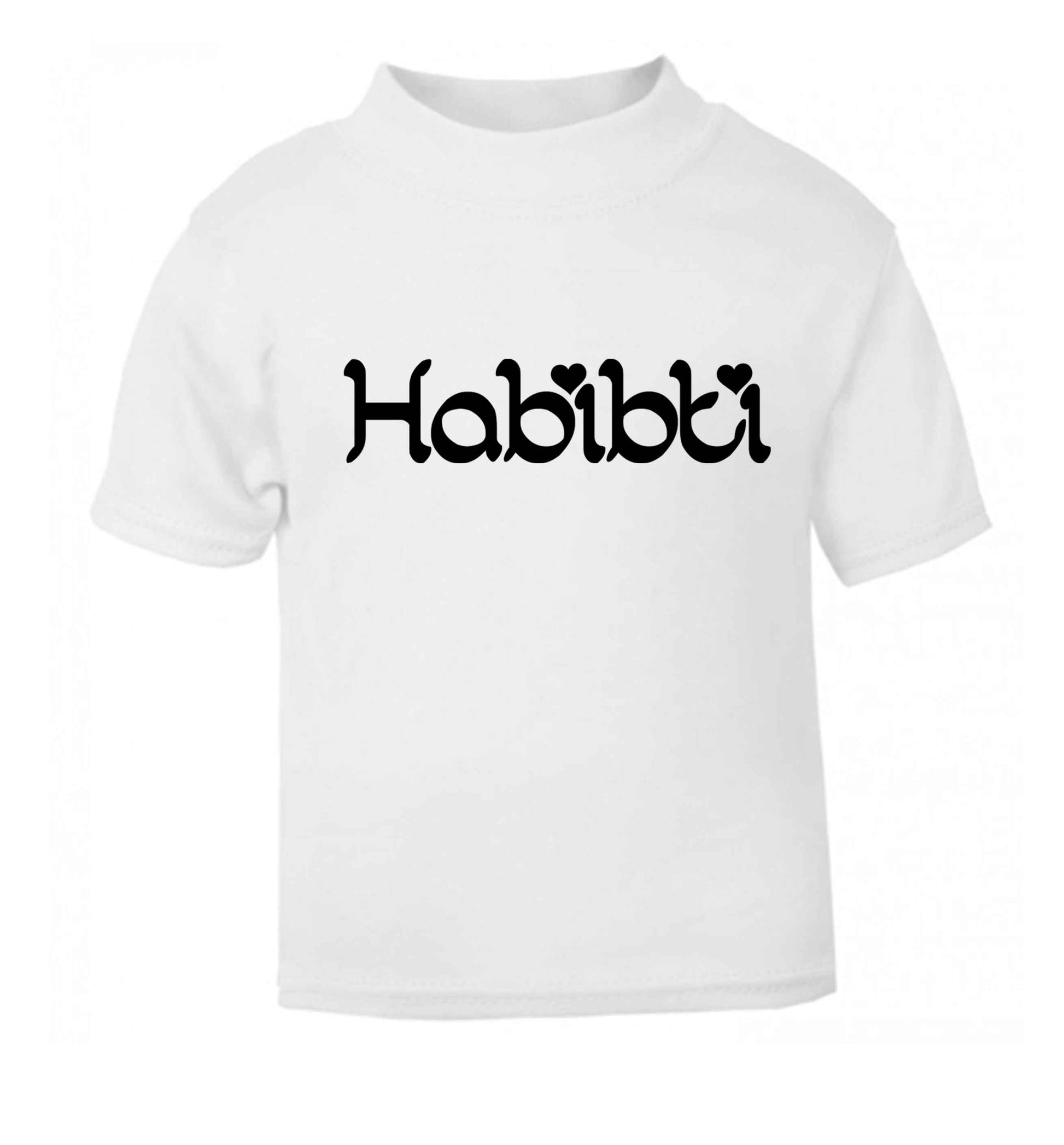 Habibiti white baby toddler Tshirt 2 Years