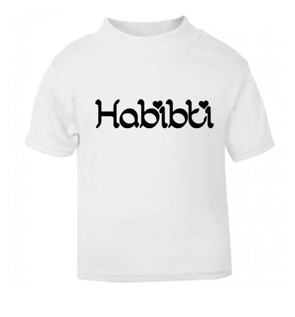 Habibiti white baby toddler Tshirt 2 Years
