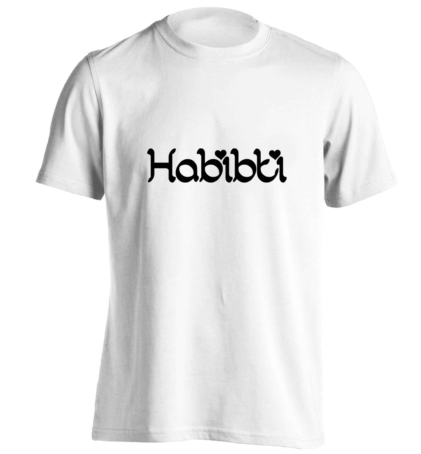 Habibiti adults unisex white Tshirt 2XL