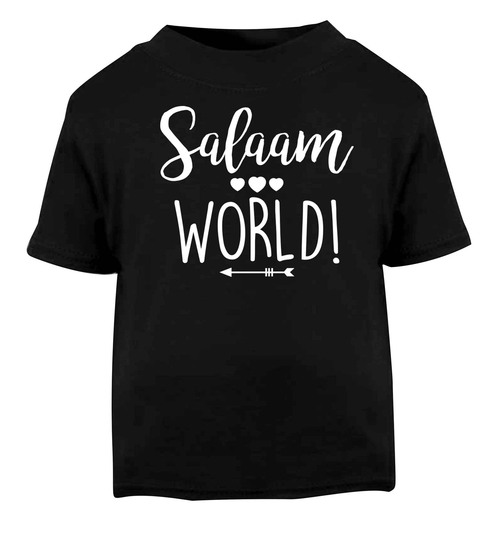 Salaam world Black baby toddler Tshirt 2 years