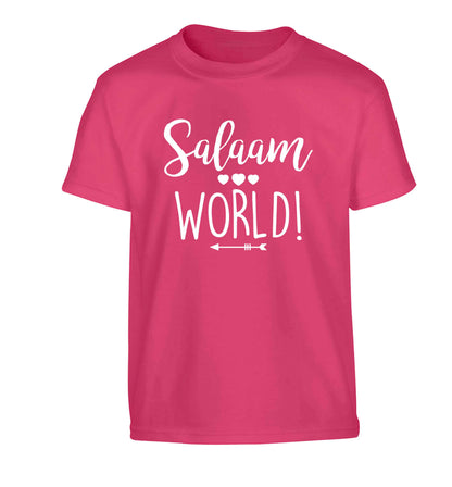 Salaam world Children's pink Tshirt 12-13 Years