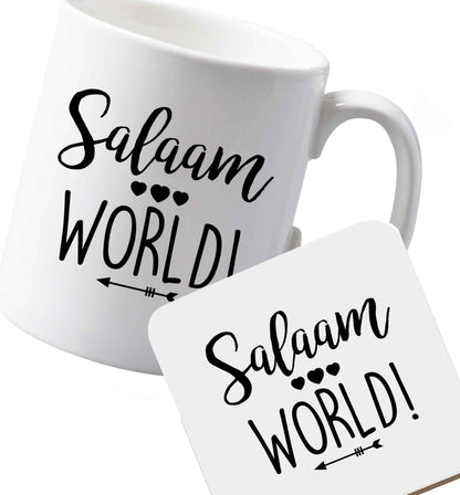 10 oz Ceramic mug and coaster Favourite Type Pan Pancake both sides