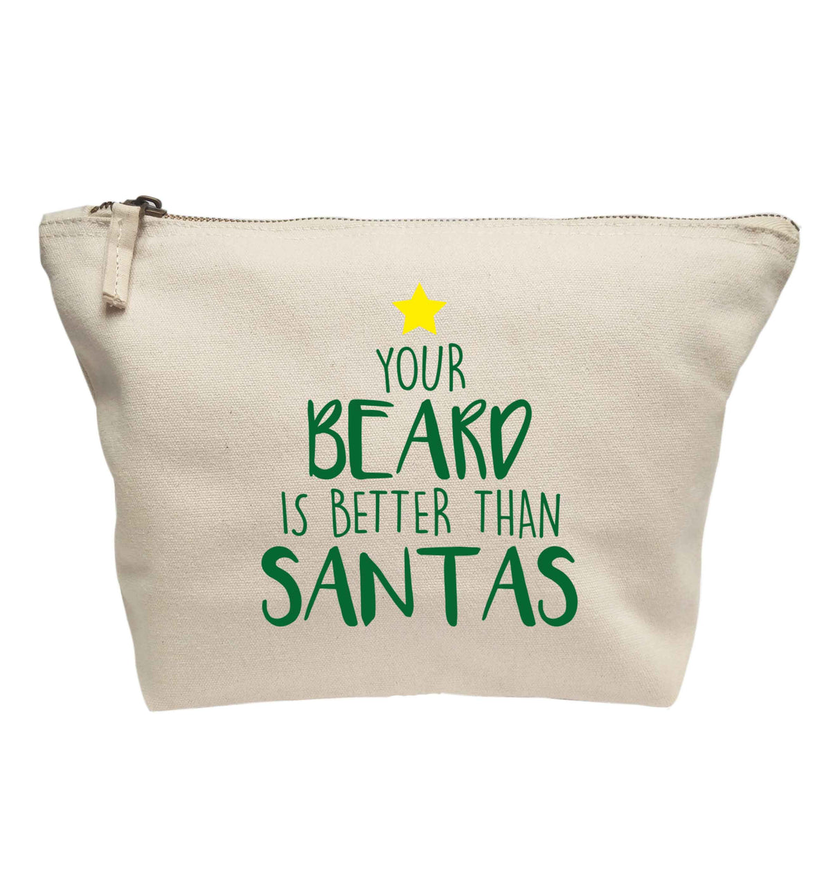 Your beard is better than Santas! | Makeup / wash bag