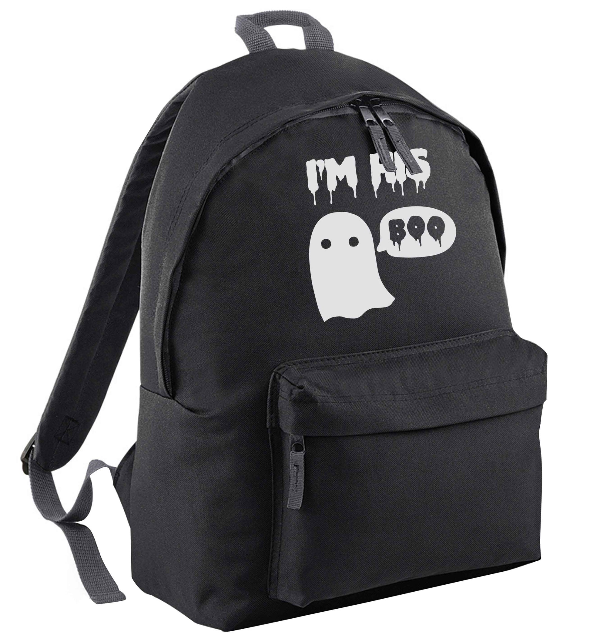 I'm his boo black adults backpack