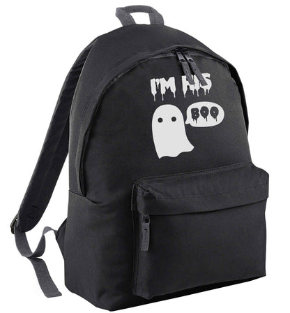 I'm his boo black adults backpack