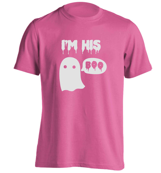 I'm his boo adults unisex pink Tshirt 2XL