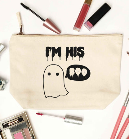 I'm his boo natural makeup bag