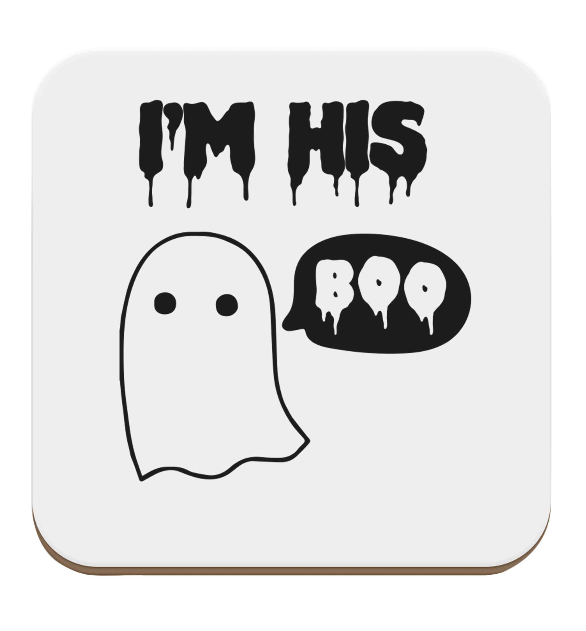 I'm his boo set of four coasters
