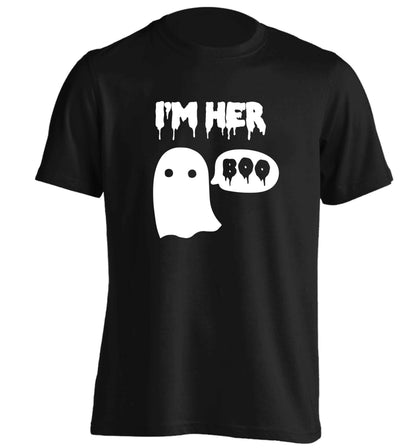 I'm her boo adults unisex black Tshirt 2XL