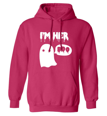 I'm her boo adults unisex pink hoodie 2XL