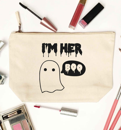 I'm her boo natural makeup bag