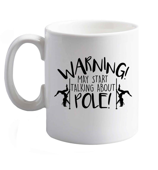 10 oz Favourite Type Pan Pancake ceramic mug right handed