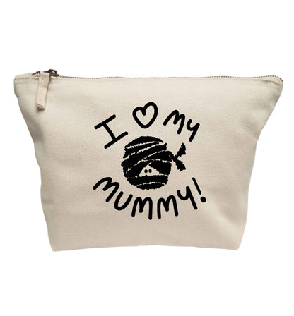 I love my mummy halloween pun | Makeup / wash bag