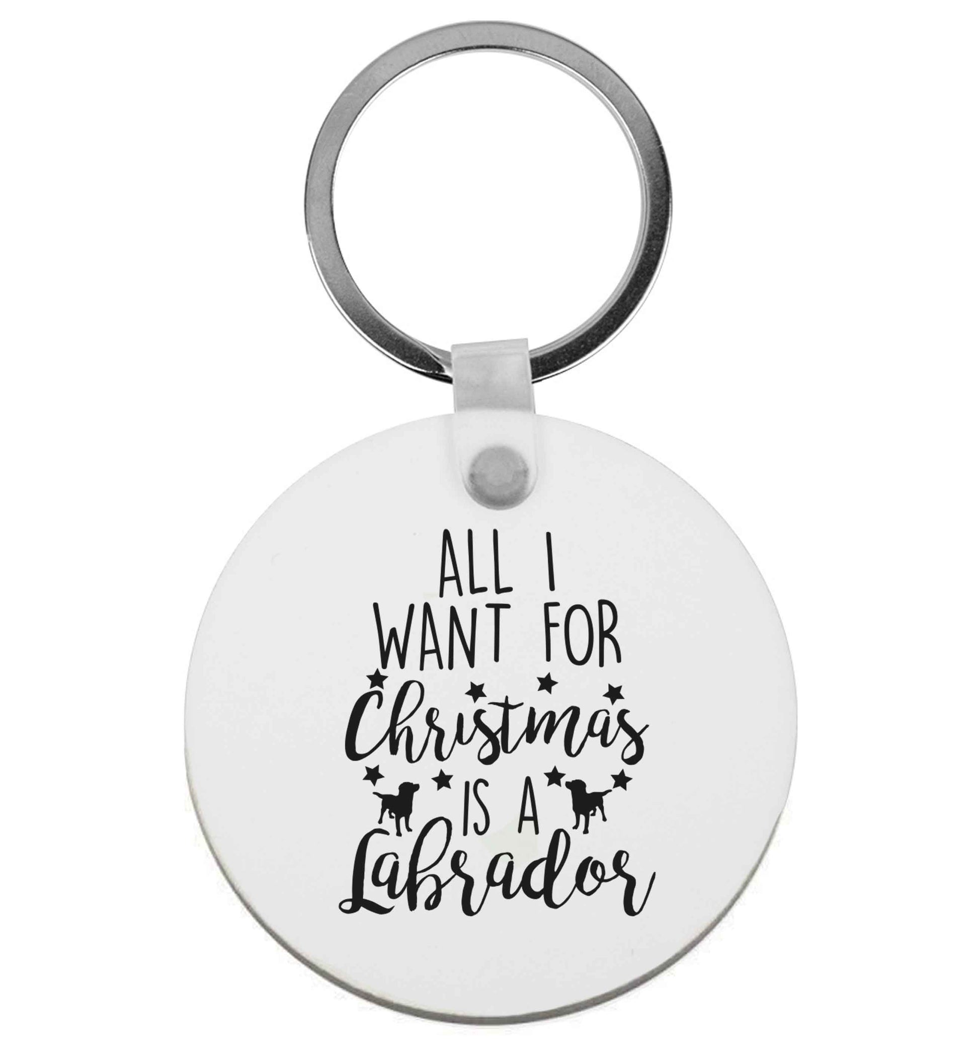 All I want for Christmas is a labrador | Keyring