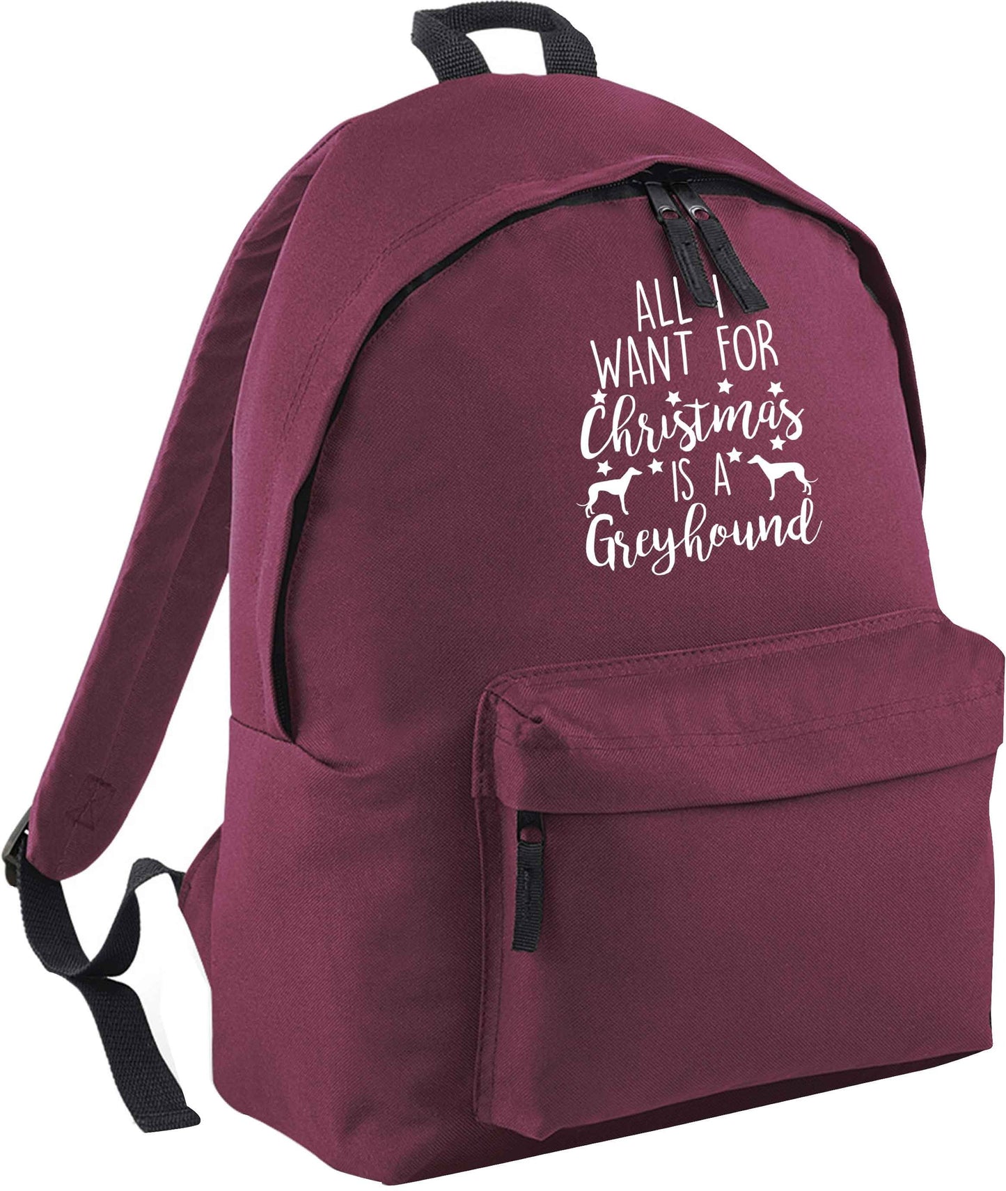 All I want for Christmas is a greyhound | Children's backpack