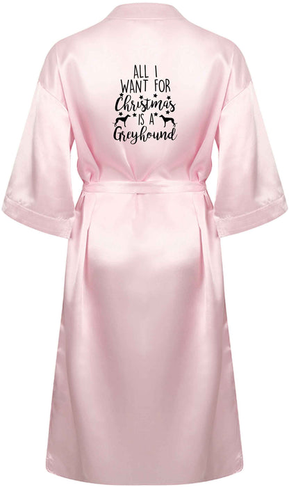 All I want for Christmas is a greyhound XL/XXL pink ladies dressing gown size 16/18