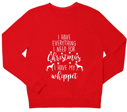 I have everything I need for Christmas I have my whippet children's grey sweater 12-13 Years
