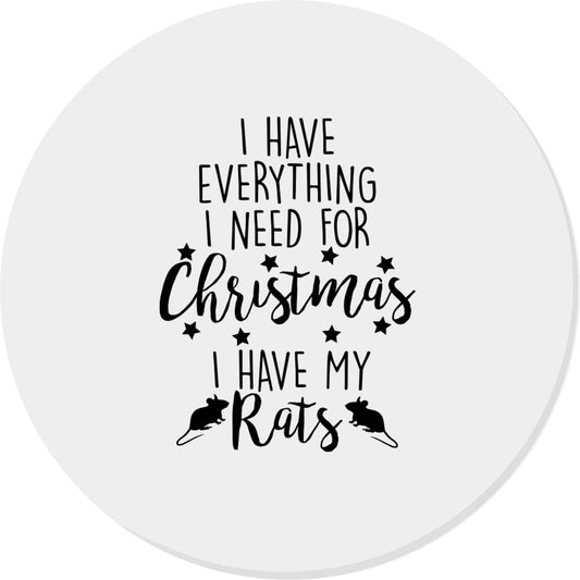I have everything I need for Christmas I have my rats | Magnet