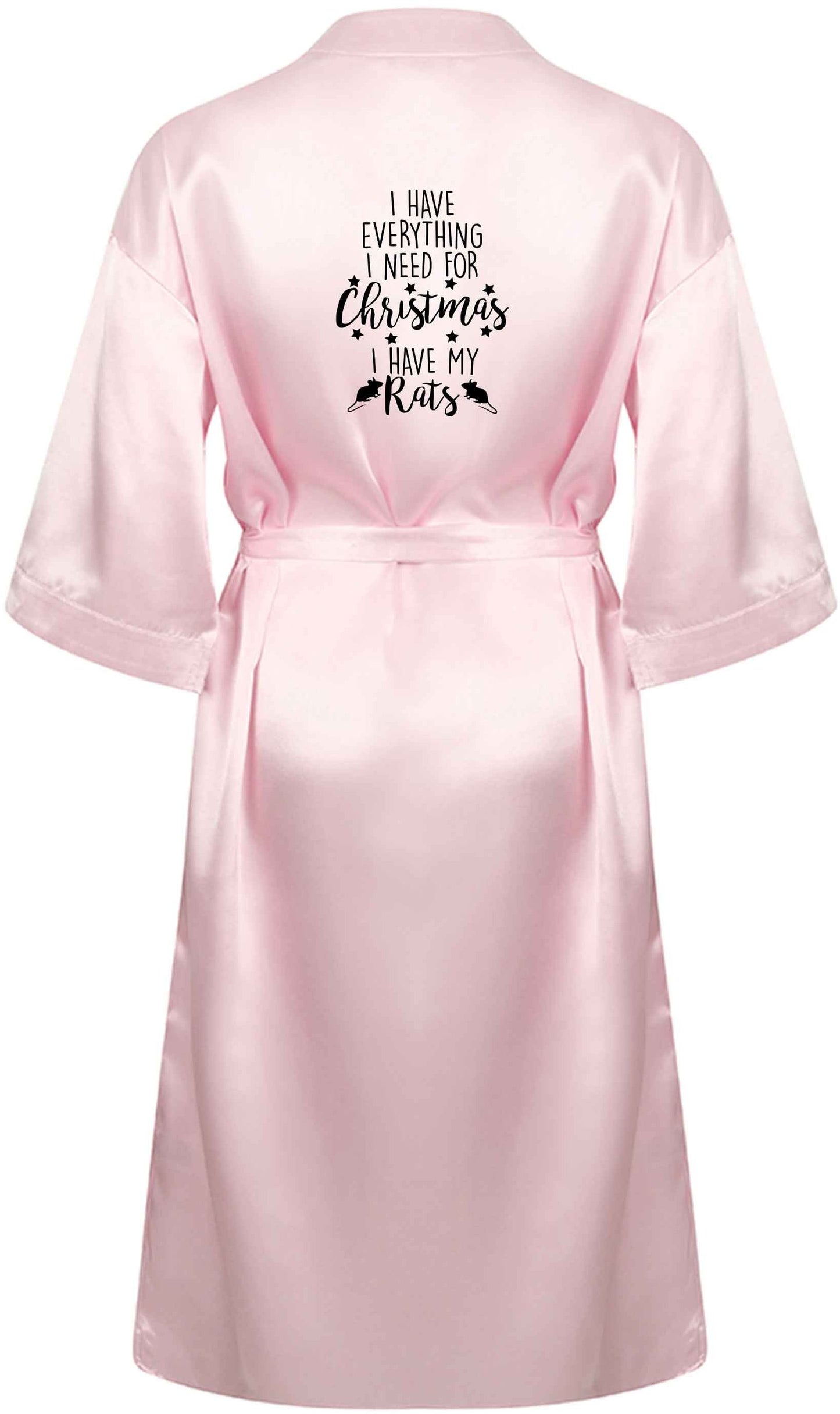 I have everything I need for Christmas I have my rats XL/XXL pink ladies dressing gown size 16/18