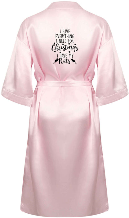 I have everything I need for Christmas I have my rats XL/XXL pink ladies dressing gown size 16/18