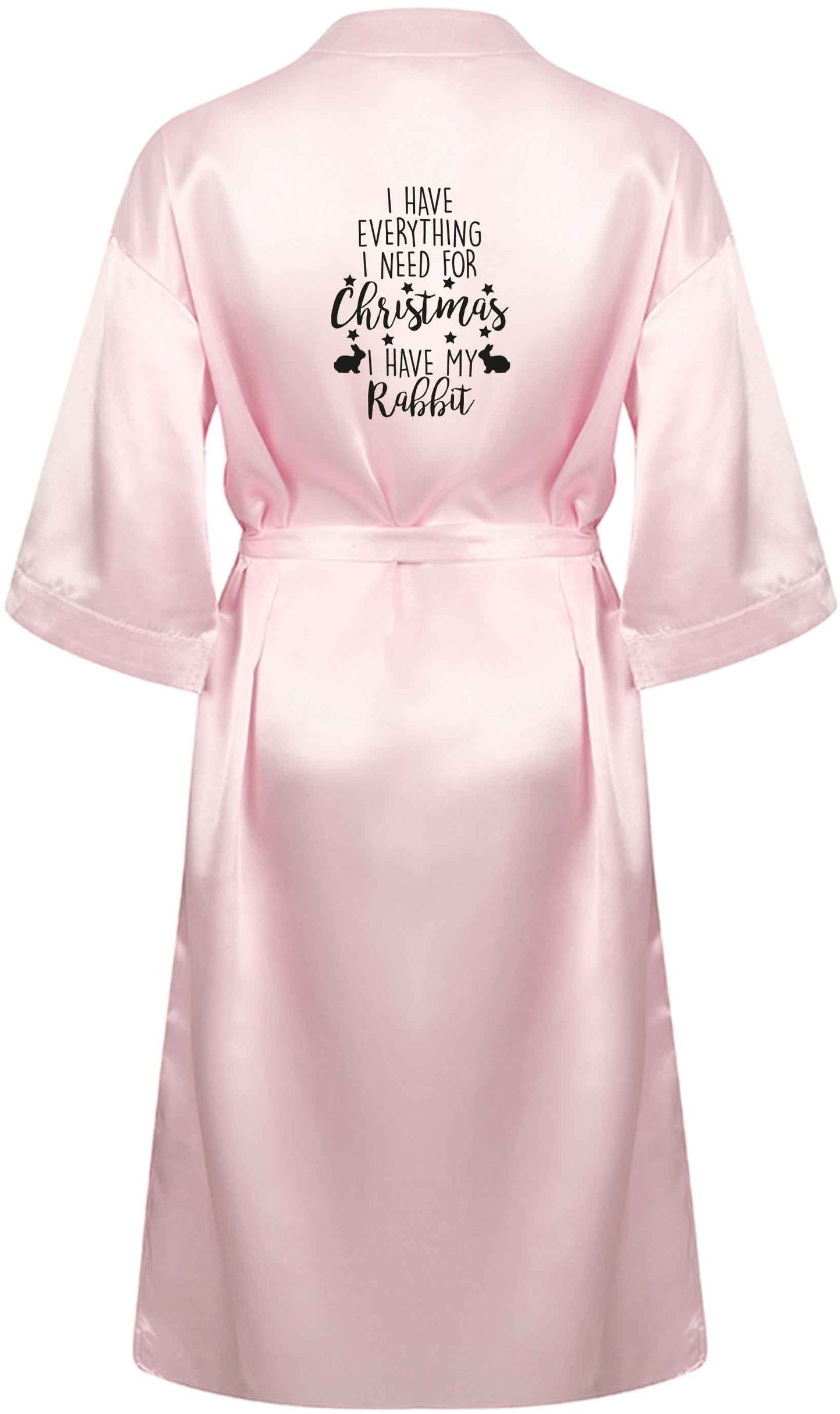 I have everything I need for Christmas I have my rabbit XL/XXL pink ladies dressing gown size 16/18