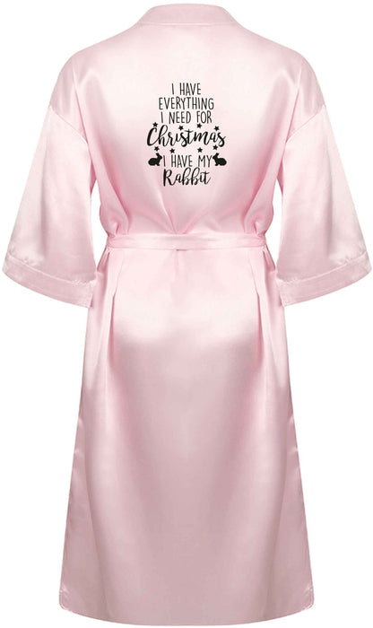 I have everything I need for Christmas I have my rabbit XL/XXL pink ladies dressing gown size 16/18