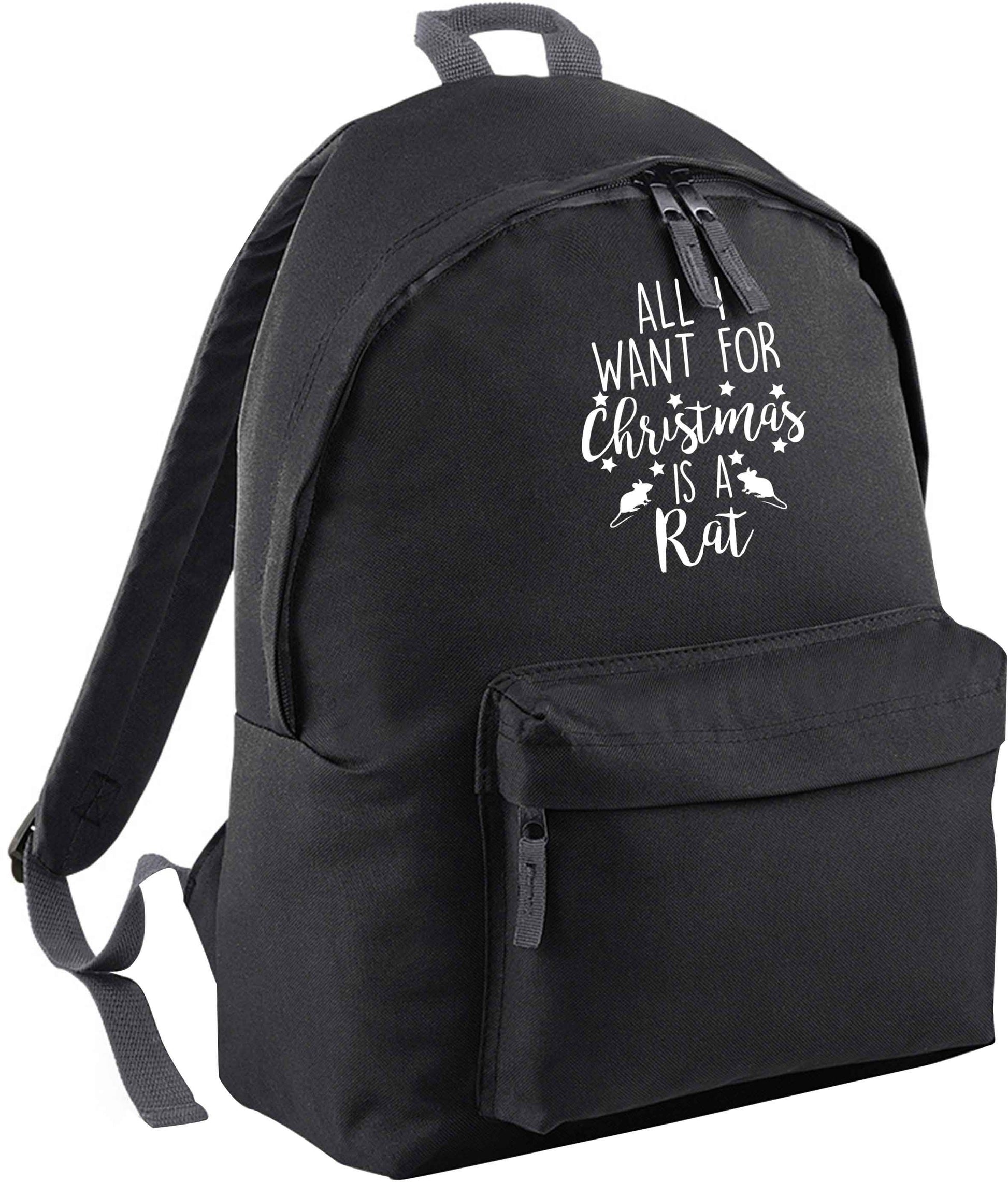 All I want for Christmas is a rat | Children's backpack