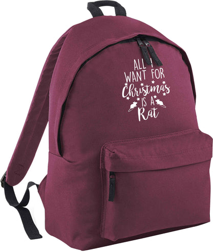 All I want for Christmas is a rat | Children's backpack
