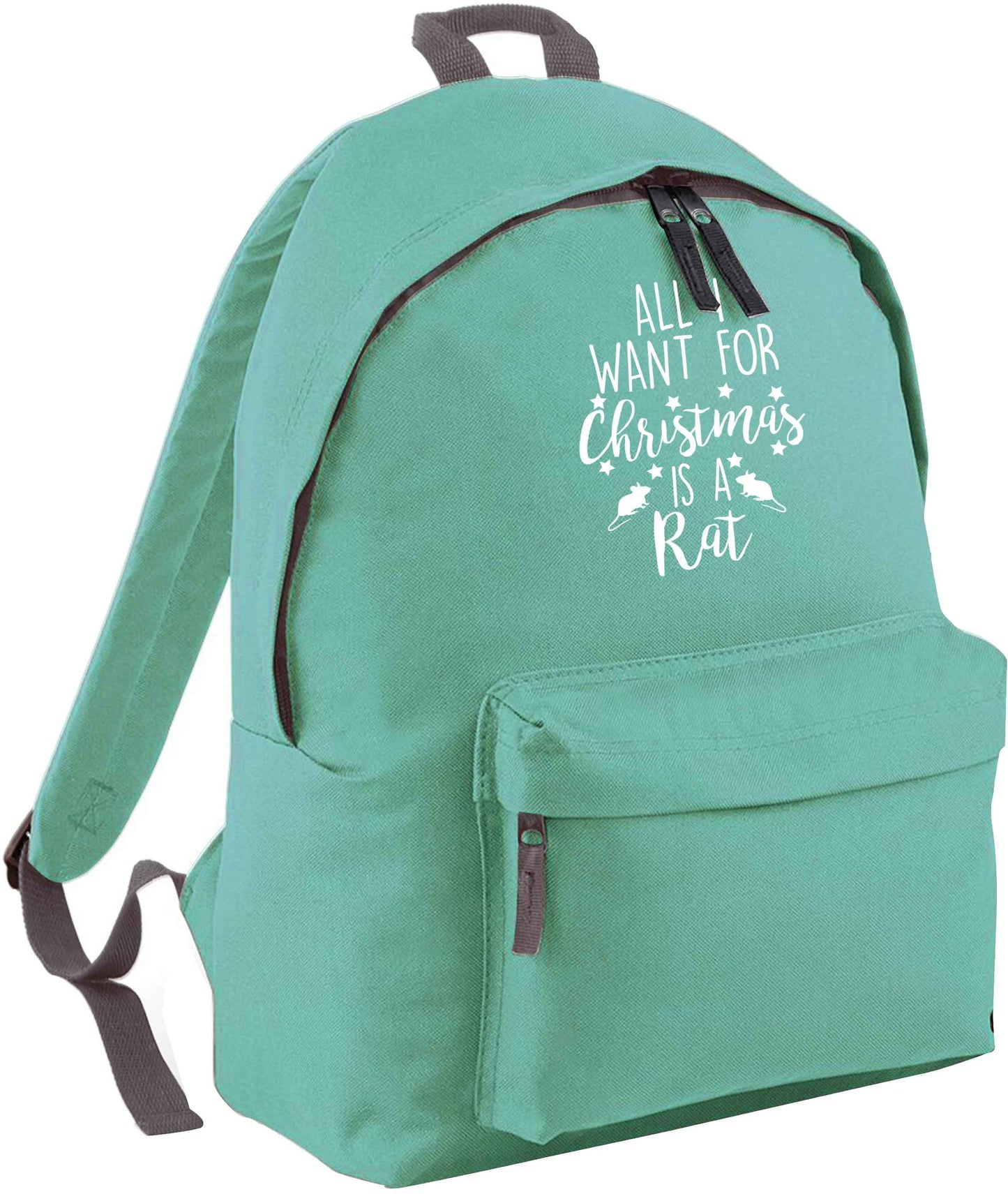 All I want for Christmas is a rat mint adults backpack