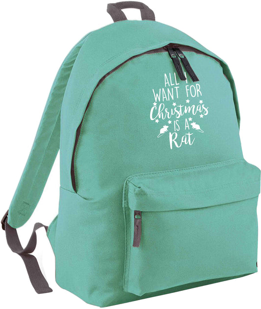All I want for Christmas is a rat mint adults backpack