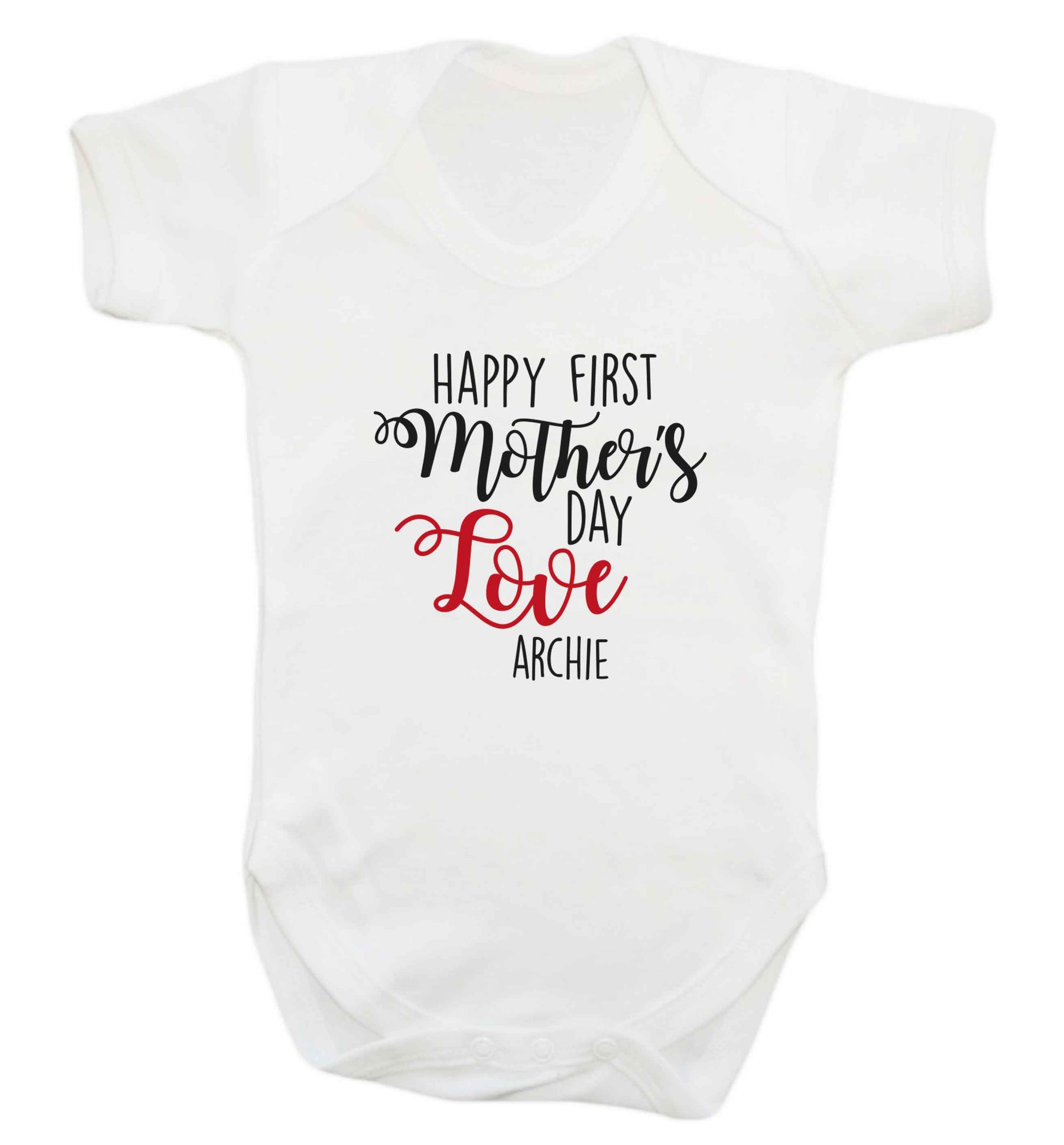 Mummy's first mother's day! baby vest white 18-24 months