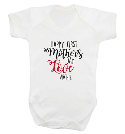 Mummy's first mother's day! baby vest white 18-24 months