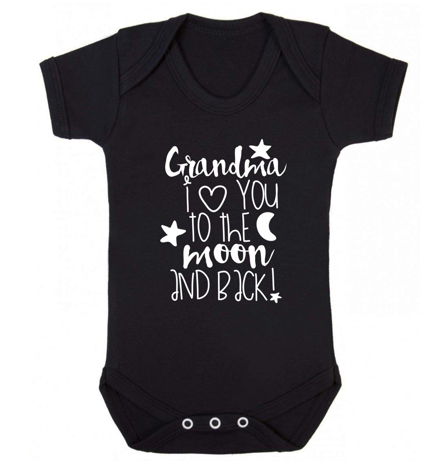 Nana's little bodybuilder Baby Vest black 18-24 months